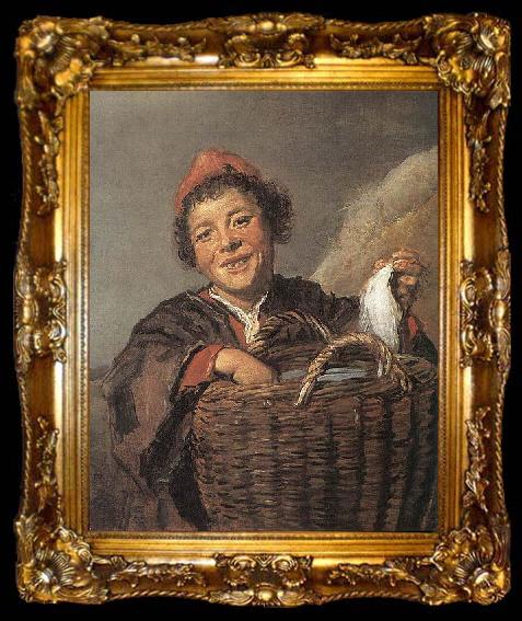 framed  Frans Hals Fisher Boy, ta009-2
